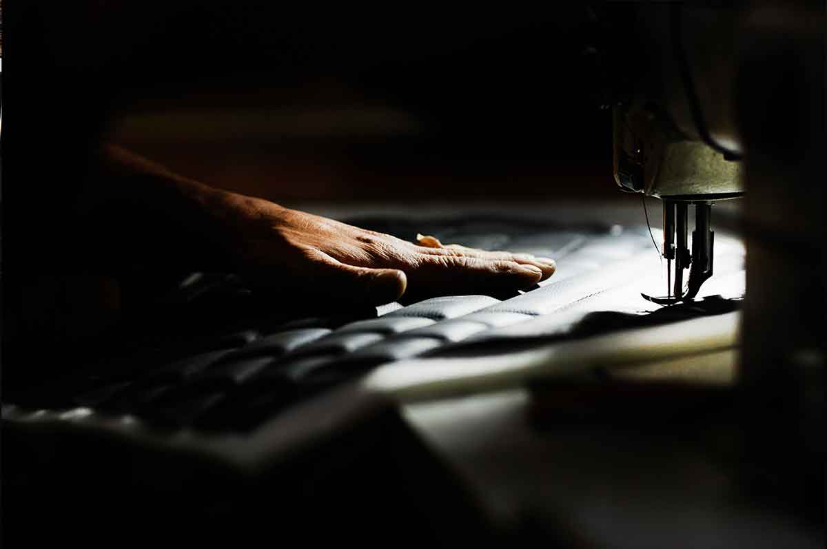 Handarbeit und Präzision