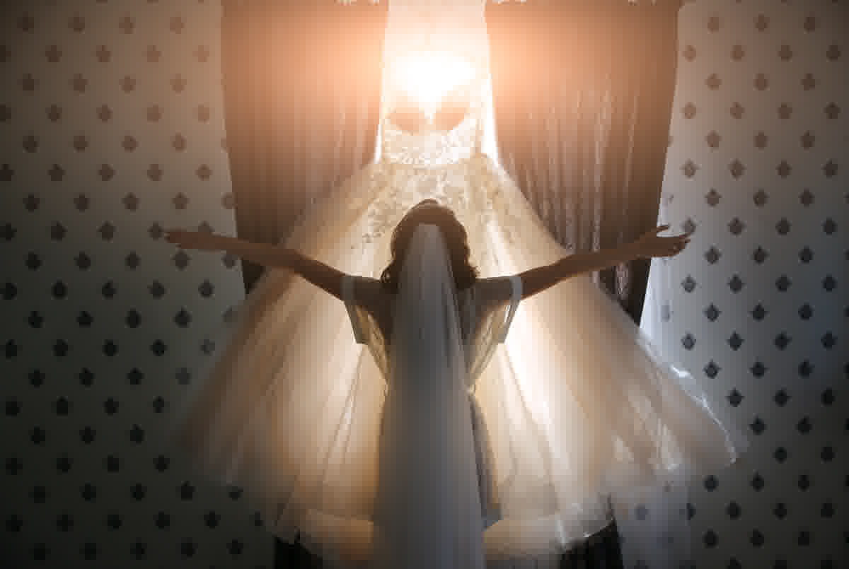 Brautkleid Anpassung