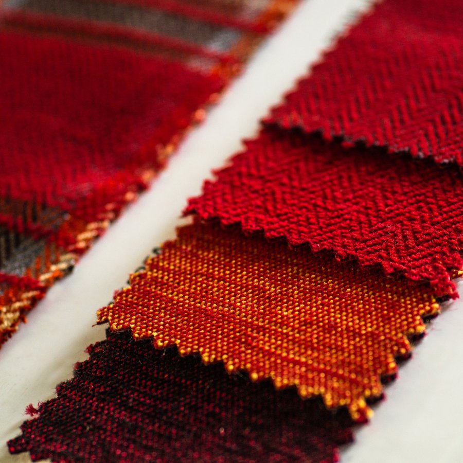 Hochwertige Karo-Stoffe